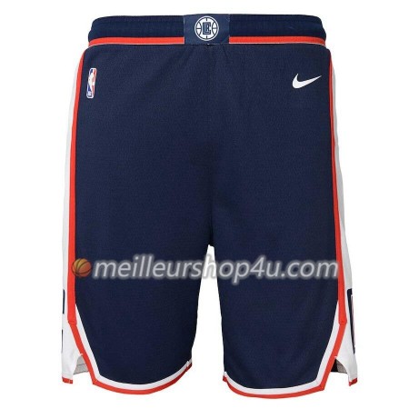 Homme NBA Los Angeles Clippers Shorts Navy 2018-19 Nike Swingman